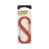 Nite Ize S Biner Dual Carabiner Aluminium No.4 Orange -Camping Hardware Sales BCF 580486 hi res