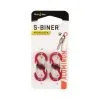Nite Ize S Biner MicroLock Aluminum 2 Pack Red 2 Nite Ize S Biner MicroLock Aluminum 2 Pack Red -Camping Hardware Sales BCF 580487 hi res