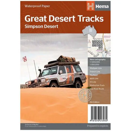 Hema Great Desert Tracks Simpson Desert Sheet 3 Hema Great Desert Tracks Simpson Desert Sheet