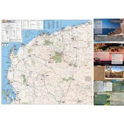 Hema Pilbara And Coral Coast Map (9th Edition) -Camping Hardware Sales BCF 601421 02 hi res