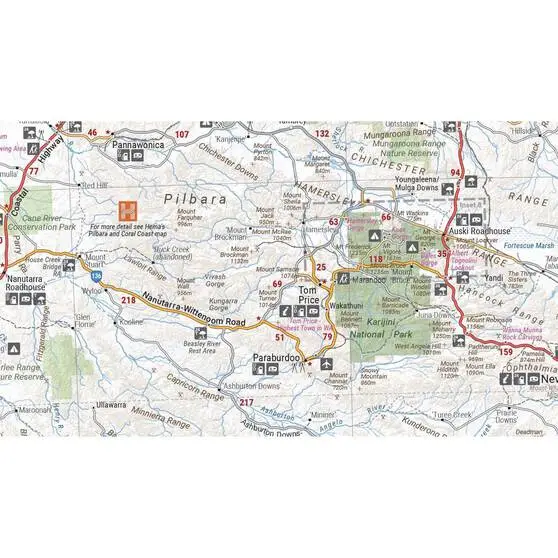 Hema Western Australia State Map (11th Edition) 5 Hema Western Australia State Map (11th Edition) - Image 3