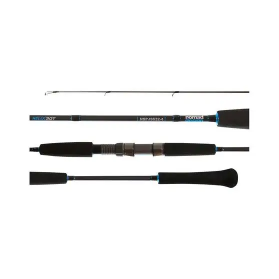 Nomad Spinning Rod 6ft 3in, PE2-4 20LB-50LB 3 Nomad Spinning Rod 6ft 3in, PE2-4 20LB-50LB