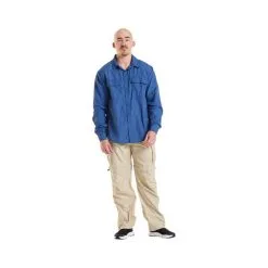 OUTRAK Men's Long Sleeve Hiking Shirt -Camping Hardware Sales BCF 61512701 08 blue hi res