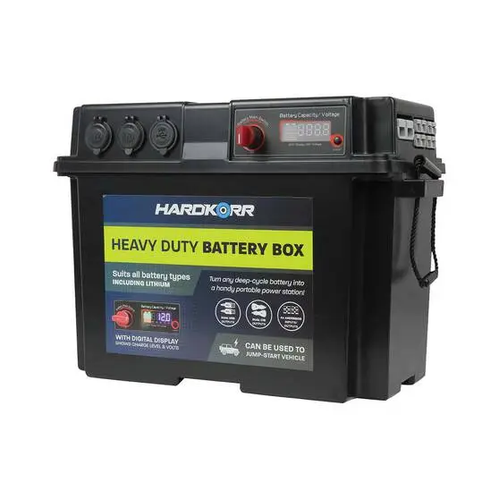 Hardkorr Heavy Duty Battery Box Black 3 Hardkorr Heavy Duty Battery Box Black