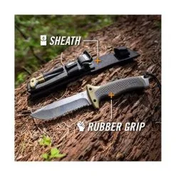 Gerber Ultimate Fixed Blade Survival Knife 11 Gerber Ultimate Fixed Blade Survival Knife -Camping Hardware Sales BCF 631853 05 hi res