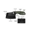 Gerber Tri-Tip Mini Cleaver Black-Green 1 Gerber Tri-Tip Mini Cleaver Black-Green -Camping Hardware Sales BCF 631856 01 hi res