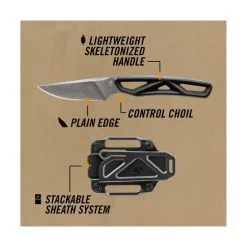 Gerber Exo Mod Fixed Blade Caper Knife Black 10 Gerber Exo Mod Fixed Blade Caper Knife Black -Camping Hardware Sales BCF 631857 04 hi res