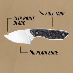 Gerber Stowe Micarta Fixed Blade Knife