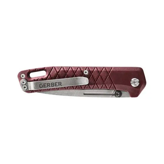 Gerber Zilch Folding Knife Red 3 Gerber Zilch Folding Knife Red