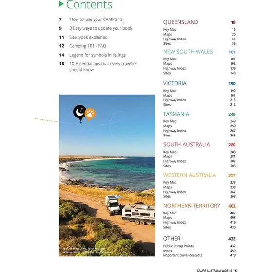 Hema Camps 12 Australia Wide Free & Budget Campsite Book: A4 Standard Edition 6 Hema Camps 12 Australia Wide Free & Budget Campsite Book: A4 Standard Edition - Image 4